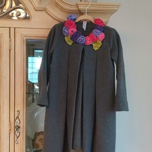 Girl dress cape size 6 with matching headband